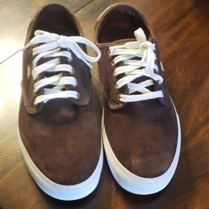 brand new mens Van's 10.5 brown suede
